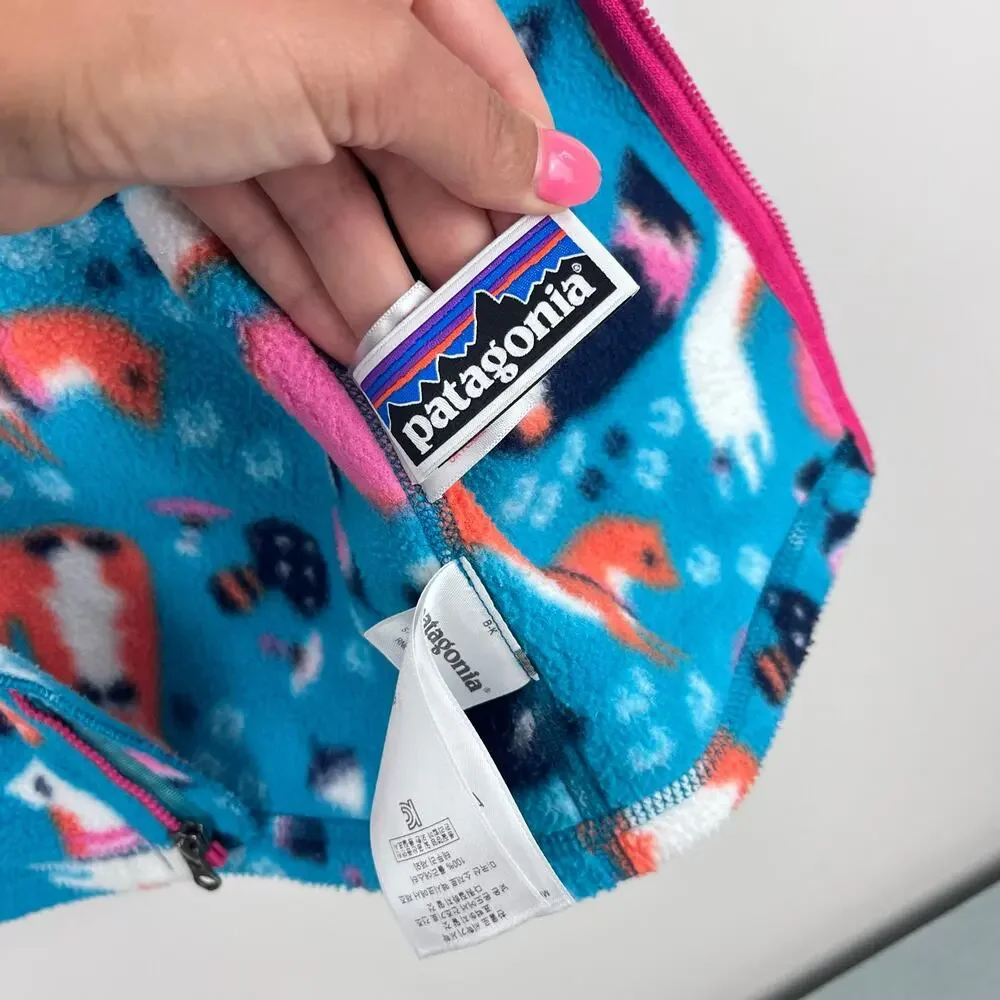 Patagonia Hooded Fleece Critter Jacket 3T
